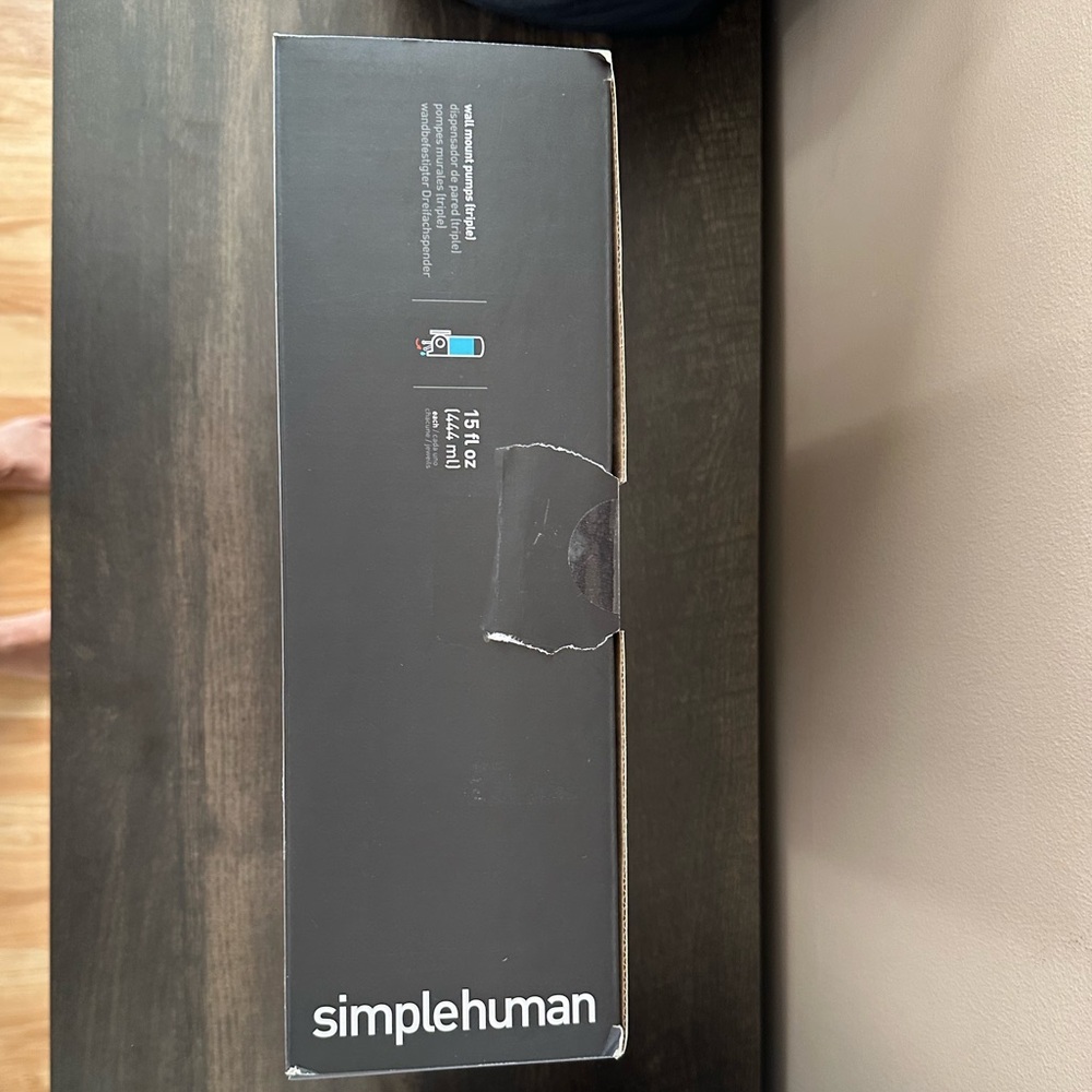 Simplehuman triple shower wall mount  dispenser pumps - Picture 7 of 7